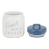 Design Imports Blue Ceramic Jar Canister Set/3