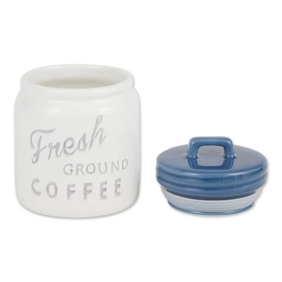 Design Imports Blue Ceramic Jar Canister Set/3 1 Design Imports Blue Ceramic Jar Canister Set/3