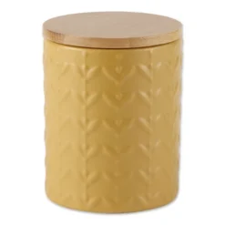 Design Imports Honey Gold Matte Retro Vine Texture Ceramic Canister Set/3 15 Design Imports Honey Gold Matte Retro Vine Texture Ceramic Canister Set/3 -Design Imports GUEST 3963fd73 310c 4fba 9f4b 34ef45d5115f