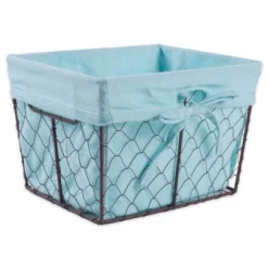 Design Imports Set Of 5 Rustic Bronze Chicken Wire Liner Baskets Aqua 9 Design Imports Set Of 5 Rustic Bronze Chicken Wire Liner Baskets Aqua -Design Imports GUEST 39d9455f b14b 498a 93c8 145b01cb0c19