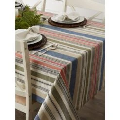 Design Imports Stripe Tablecloth, Warm Stripe, 60X84" -Design Imports GUEST 3b3eeced 8bb0 443f b066 1131963d1cde
