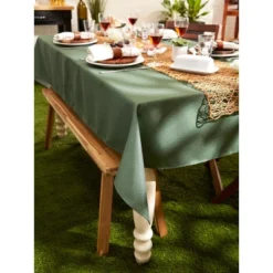 Design Imports Artichoke Tonal Lattice Print Outdoor Tablecloth 60X84 9 Design Imports Artichoke Tonal Lattice Print Outdoor Tablecloth 60X84 -Design Imports GUEST 3b655672 1bd9 4c63 ad6f 2ac0142d86e5 1