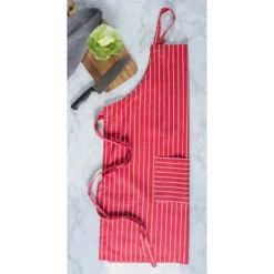Design Imports Stripe Chef Apron Tango Red -Design Imports GUEST 3c06eafc a646 4e00 a8ff b880ecdf5eee