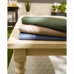 Design Imports Stone Tonal Lattice Print Outdoor Tablecloth 60X120 -Design Imports GUEST 3c0973b5 2fb9 4bf3 9eab 6b7368519a83 1