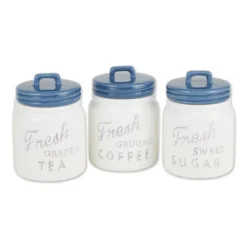 Design Imports Blue Ceramic Jar Canister Set/3 17 Design Imports Blue Ceramic Jar Canister Set/3 -Design Imports GUEST 3ce9d2bc d7c3 4318 ad3d e8250758b1ed