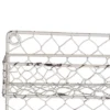 Design Imports Antique White 4 Row Chicken Wire Spice Rack
