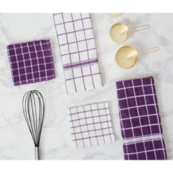 Design Imports Terry Windowpane Dishtowel Set 4 Piece, 16X26", Eggplant 10 Design Imports Terry Windowpane Dishtowel Set 4 Piece, 16X26", Eggplant -Design Imports GUEST 3e1be62b f43a 4479 9077 d0bbaf32ac5f