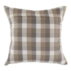 4pk 18"x18" Bleached Square Throw Pillow Covers Stone/Gray - Design Imports -Design Imports GUEST 3e28e486 2be3 4aeb ad11 02139467ce57