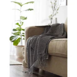 50"x60" Waffle Knit Throw Blanket - Design Imports 26 50"x60" Waffle Knit Throw Blanket - Design Imports -Design Imports GUEST 3e8c27c6 ac02 405b 8779 384c214edac8
