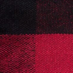 50"x60" Buffalo Check Throw Blanket Tango Red/Blue - Design Imports