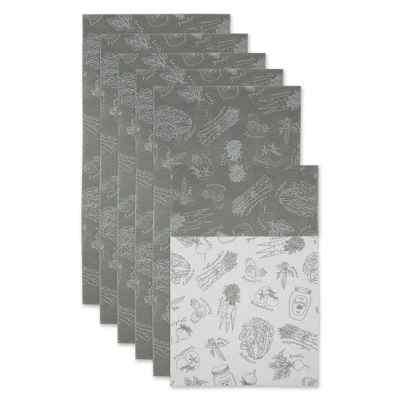 Design Imports Gray Market Print Fridge Liner Set/6 12 Design Imports Gray Market Print Fridge Liner Set/6 - Image 12