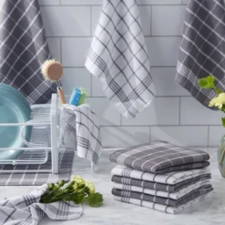 Design Imports Gray Waffle Weave Dishcloth Set/12 8 Design Imports Gray Waffle Weave Dishcloth Set/12 -Design Imports GUEST 42501e93 e3b2 4bc2 a947 a612fff1ce5a