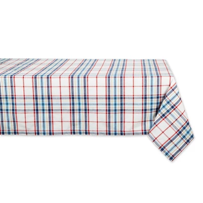 Design Imports Lighthouse Plaid Tablecloth 60X120 1 Design Imports Lighthouse Plaid Tablecloth 60X120