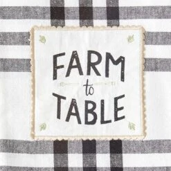 Design Imports Farm To Table Embellished Dishtowel Set/4 -Design Imports GUEST 43ffb47b 8afb 4e7e b56b 191726a6b190