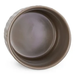 Design Imports Mushroom Matte Retro Vine Texture Ceramic Canister Set/3