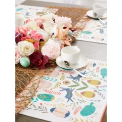 Design Imports Easter Folk Garden Embellished Placemat Set/6 -Design Imports GUEST 44e3b33e fe9d 4b48 962c 673bdbe5f09c