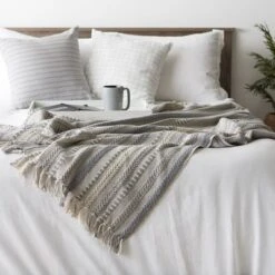 Design Imports Gray Braided Stripe Throw 11 Design Imports Gray Braided Stripe Throw -Design Imports GUEST 4594a77e 6bb7 4384 a80c 15b90ff3f2ac