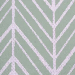 Nonwoven Polyester Cube Herringbone Mint Square 11x11x11 Set/2