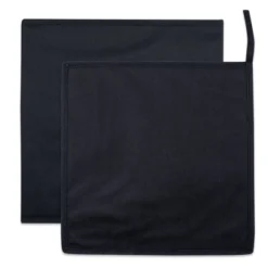 Set Of 2 11" X 11" X 11" Nonwoven Pp Square Storage Cube Solid Black - Design Imports -Design Imports GUEST 45a329ce ff4c 4bae aba7 93cb4d1af747