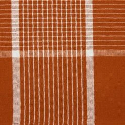 DII Sedona Check Placemat Set 6 Piece, Rust, 13x19" -Design Imports GUEST 4672b130 db11 4425 867b 1703c39694fb