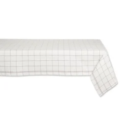 Design Imports Kitchen Windowpane Tablecloth 60X104 -Design Imports GUEST 4739ceea 49e5 4be8 9a8f e5d6b3146b8d