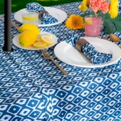 Design Imports Blue Ikat Outdoor Tablecloth With Zipper 60X84 15 Design Imports Blue Ikat Outdoor Tablecloth With Zipper 60X84 -Design Imports GUEST 4839f26e 9a09 4d41 a9bf 8b6f85b5d57e