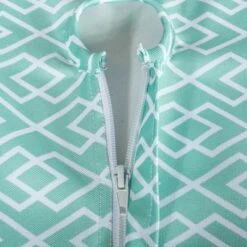 Design Imports Aqua Diamond Outdoor Tablecloth With Zipper 60X120 -Design Imports GUEST 48b4af0a aaf2 4b57 a2de 9b31a6797620