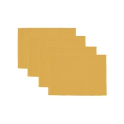 Design Imports Solid Ribbed Placemat Set/4, Vanilla -Design Imports GUEST 4945d278 22ba 4ad9 a602 e8ee07abf7ed