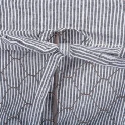 Design Imports Set Of 5 Rustic Bronze Chicken Wire Ticking Stripe Liner Baskets Black/White -Design Imports GUEST 49a0d901 c727 49ce 83ca 5cac10d26b3c