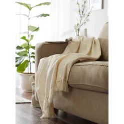 50"x60" Soft Chenille Throw Blanket - Design Imports -Design Imports GUEST 4a9287ec cbb4 4aa2 aed4 e7530723b658