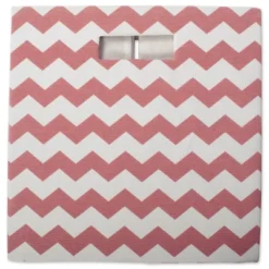 Polyester Cube Chevron Rose Square 13x13x13 17 Polyester Cube Chevron Rose Square 13x13x13 -Design Imports GUEST 4ac19deb e240 4b5b 8b68 859d603f3853