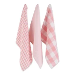 Design Imports Dishtowel Set Gingham/Buffalo Check 3 Piece, 20X30", Pink 19 Design Imports Dishtowel Set Gingham/Buffalo Check 3 Piece, 20X30", Pink -Design Imports GUEST 4c977717 ad1f 4a6a 9b57 4db0737a8c92