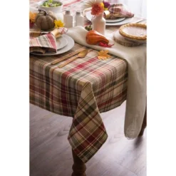 Design Imports Give Thanks Plaid Tablecloth 70 Round 9 Design Imports Give Thanks Plaid Tablecloth 70 Round -Design Imports GUEST 4cda6a47 6f86 4327 8bdd 1bc0ac5c8720