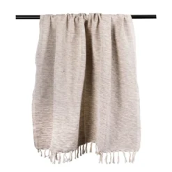 50"x60" Variegated Throw Blanket Brown - Design Imports