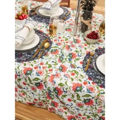 Design Imports Garden Floral Print Outdoor Tablecloth With Zipper 60X120 -Design Imports GUEST 4d08d738 4ff7 414a b277 c42dd71756e3 2