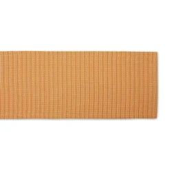 Design Imports Gingham Check Table Runner, Pumpkin Spice, 14X72"