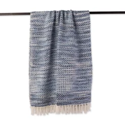 50"x60" Tone Diagonal Striped Acrylic Throw Blanket - Design Imports