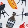 Design Imports Bbq Fun Print Outdoor Tablecloth 60 Round