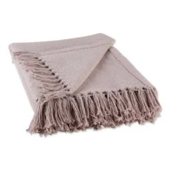 50"x60" Solid Ribbed Throw Blanket - Design Imports -Design Imports GUEST 4f689f36 4266 4af8 bbfd 9e096d2ddba9