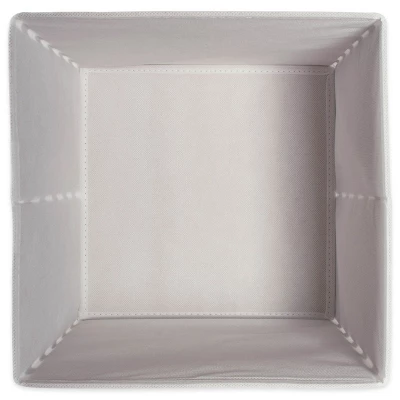 Nonwoven Polyester Cube Pineapple White/Gold Square 11x11x11 Set/4 6 Nonwoven Polyester Cube Pineapple White/Gold Square 11x11x11 Set/4 - Image 6