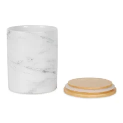 Design Imports White Marble Ceramic Canister Set/3 -Design Imports GUEST 4fd6adde 5f57 41bc a689 b3f4402af72b