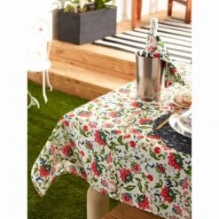Design Imports Garden Floral Print Outdoor Tablecloth 60X84 -Design Imports GUEST 51db92b3 d4d3 49ce 815f 872e1addffed 1