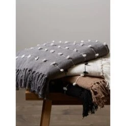 50"x60" Woven Loop Throw Blanket - Design Imports -Design Imports GUEST 522ddd79 3905 4600 83a2 6d5d4f6f734c
