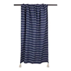 50"x60" Slub Striped Throw Blanket - Design Imports