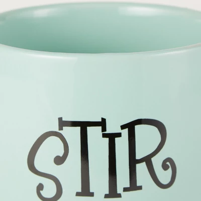 Design Imports Aqua Stir It Up Ceramic Utensil Holder 1 Design Imports Aqua Stir It Up Ceramic Utensil Holder
