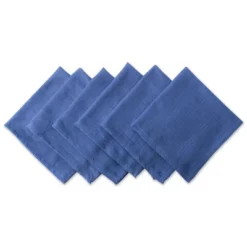 Design Imports Variegated Napkin Set 6 Piece, Nautical Blue, 20X20" -Design Imports GUEST 52f8c0f9 1777 4006 869f 1f0584fc2f86