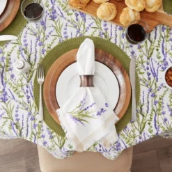 Design Imports Lavender Sprigs Printed Napkin Set/4 -Design Imports GUEST 5367334d 93fc 4f4b 8160 73254b60efe1