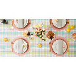 Design Imports Spring Plaid Tablecloth 60X84 -Design Imports GUEST 54abf661 d727 412e a353 8e14965b3376
