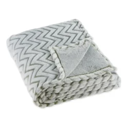 50"x60" Chevron Plush Throw Blanket - Design Imports -Design Imports GUEST 557252b5 b0e4 4003 8c1d 6948f43cae4e