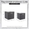 Polyester Cube Solid Mint Square 11x11x11
